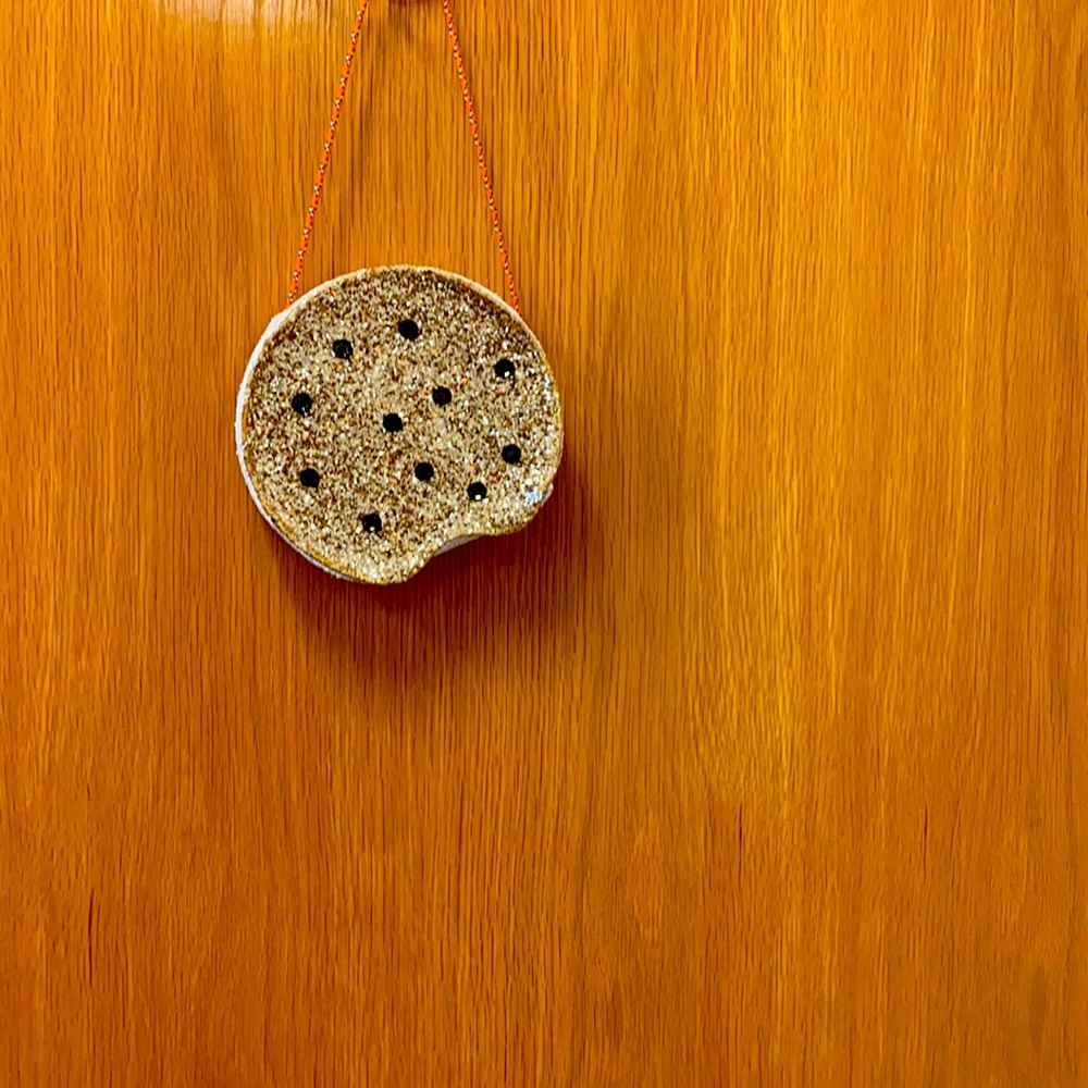 JCrew/Crew Cuts glitter and gem chocolate chip cookie handbag